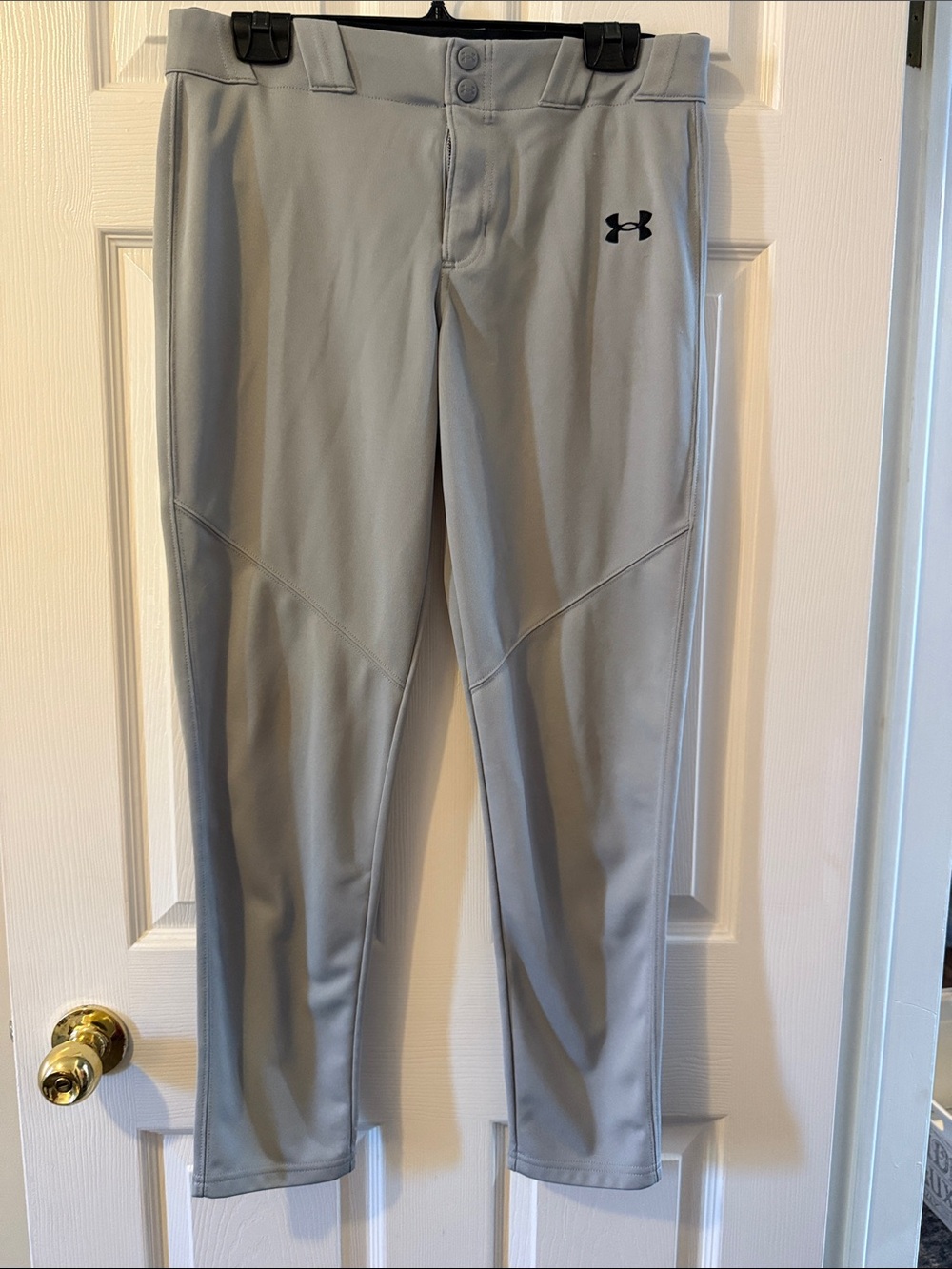 Under Armour Men’s Light Gray Athletic Baseball Pants